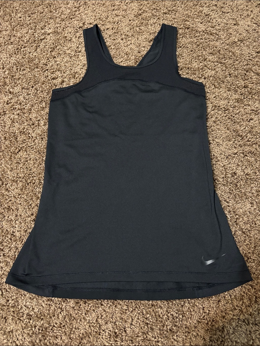 Nike Pro Hypercool Tank Size S Black Gym Running Sport Athletic Mesh